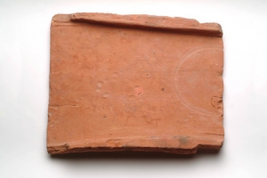 Tile with paw prints - courtesy &copy;Museum of London